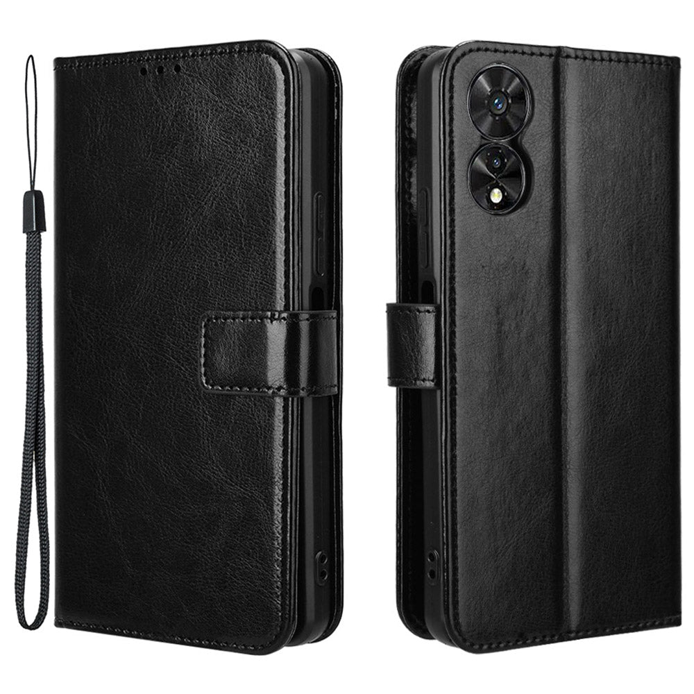 For TCL 505 T509K T5094 Case Viewing Stand PU Leather Crazy Horse Texture Phone Cover For TCL 505 T509K T5094 Case Viewing Stand PU Leather Crazy Horse Texture Phone Cover